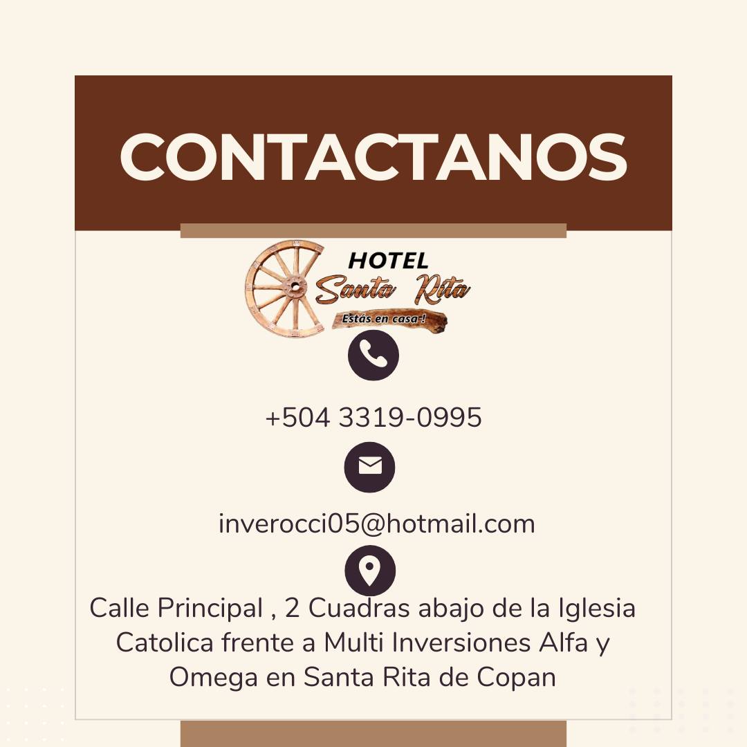 Recepción / Contacto Hotel Santa Rita